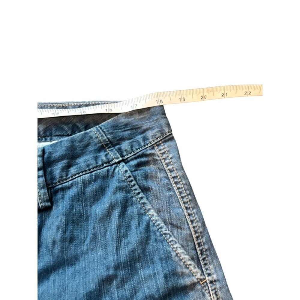 Eddie Bauer Women's Blue Denim Capri - Picture 4 of 7